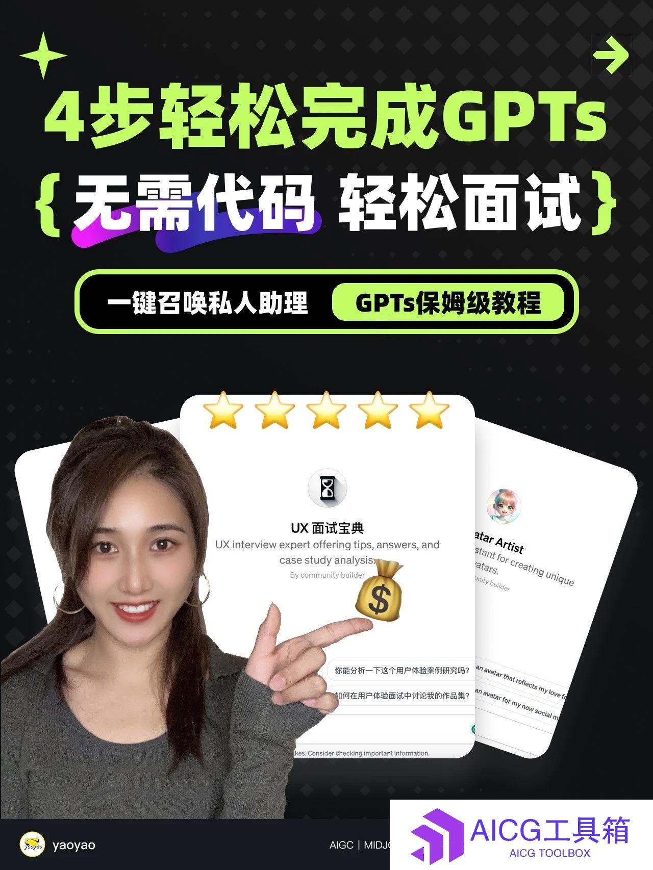 GPTs教程_怎么自己做GPTs_GPTs部署安装